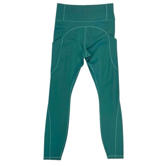 Athleta Leggings Women S Teal Green Up For Anything Athletic Yoga Stretchy Comfy - Picture 6 of 16